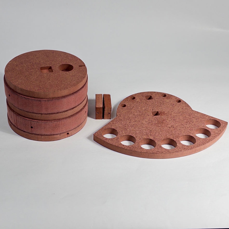 Candy Sorter MDF Parts - Wooden assembly parts