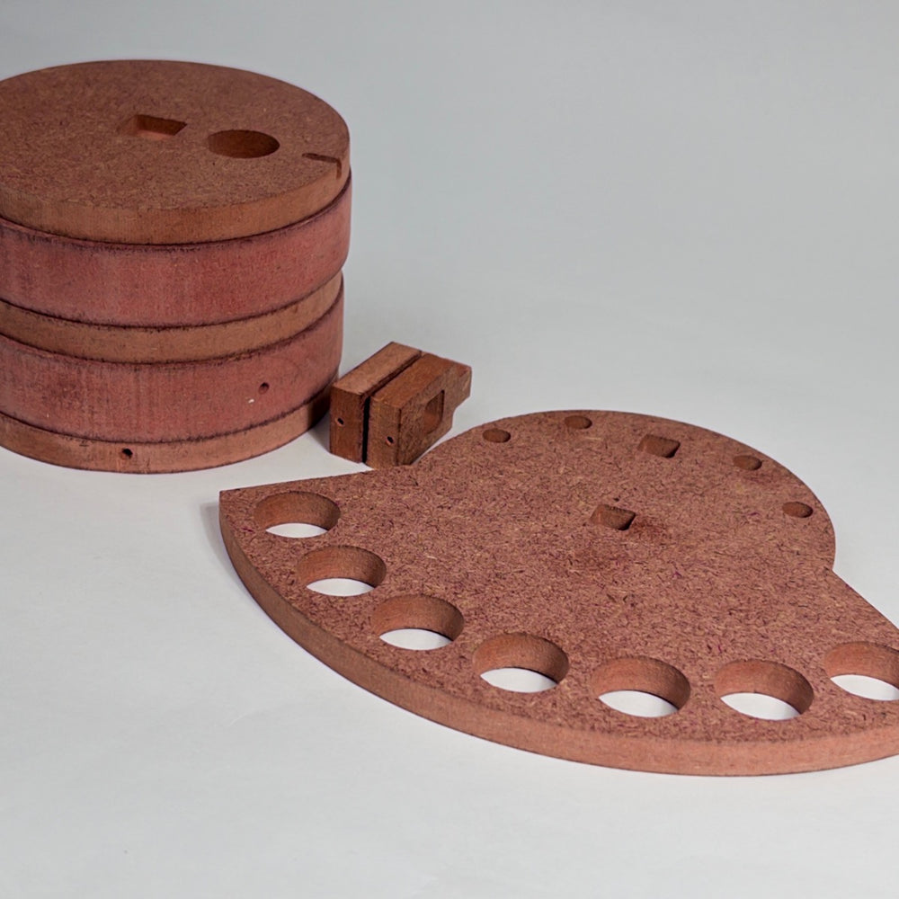 Candy Sorter MDF Parts - Wooden assembly parts