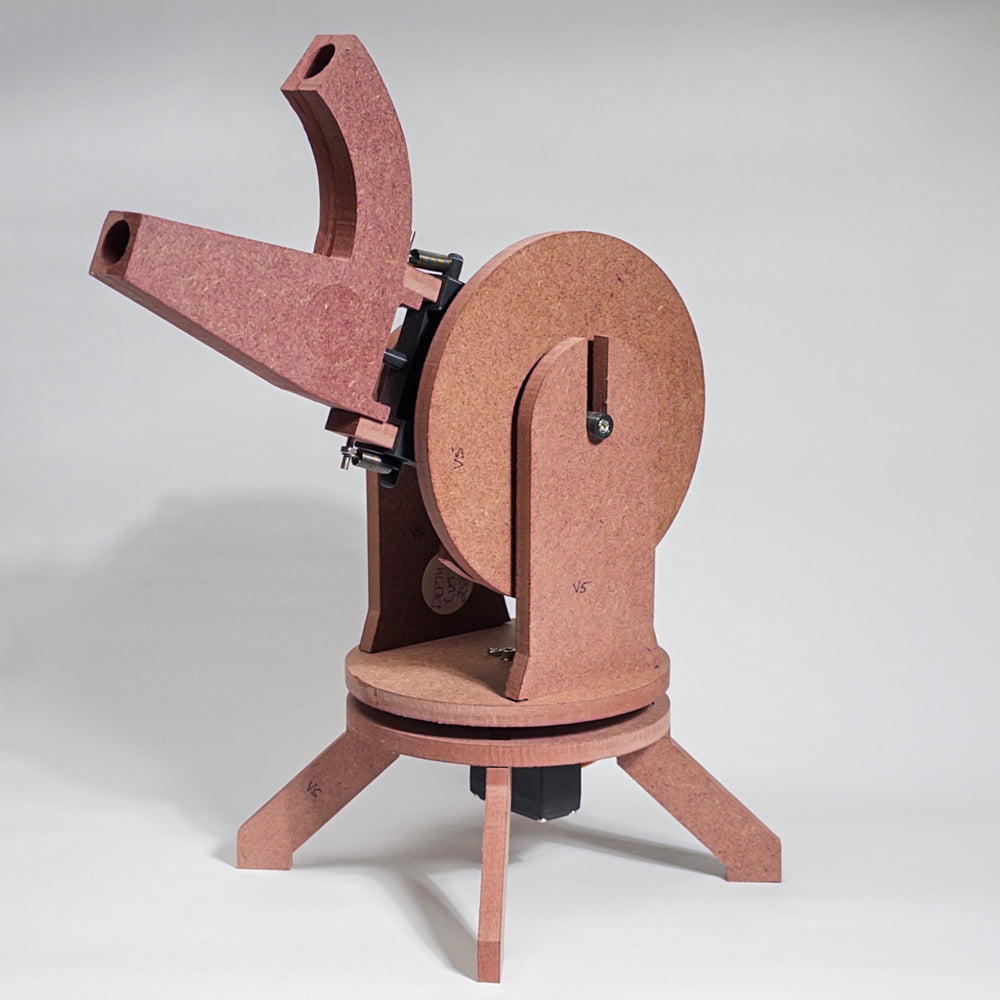 3-Way Robot Turret STEM physics kit - motorized projectile launcher for kids